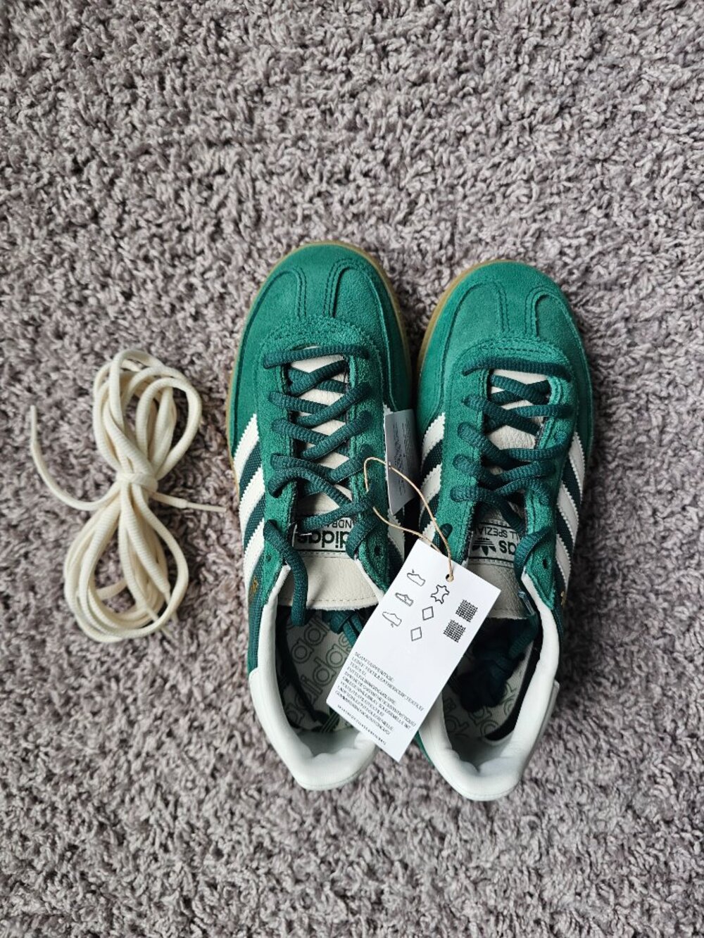 Adidas Handball Spezial shoes women's 5 in dark green - Picture 8 of 11